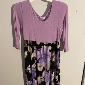 Purple maxi dress- Saved By The Dress